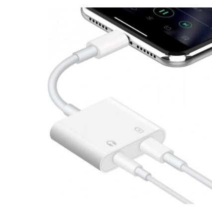 Adaptador Lightning para AUX + Lightning