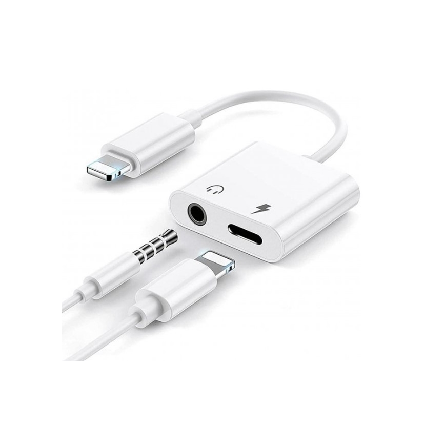 Adaptador Lightning para AUX + Lightning