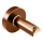 Adaptador para ligação oculta de toalheiros elétricos à parede 6,4x6,4 cm em cobre