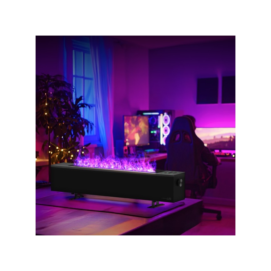 AENO - Aquecedor elétrico inteligente/convector 1000/2000 W preto