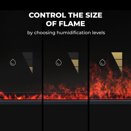 AENO - Aquecedor elétrico inteligente/convector 1000/2000 W preto