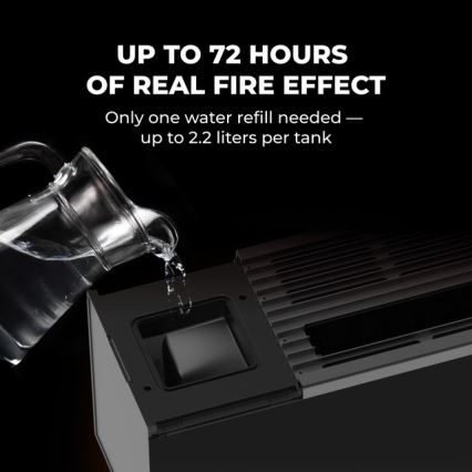 AENO - Aquecedor elétrico inteligente/convector 1000/2000 W preto