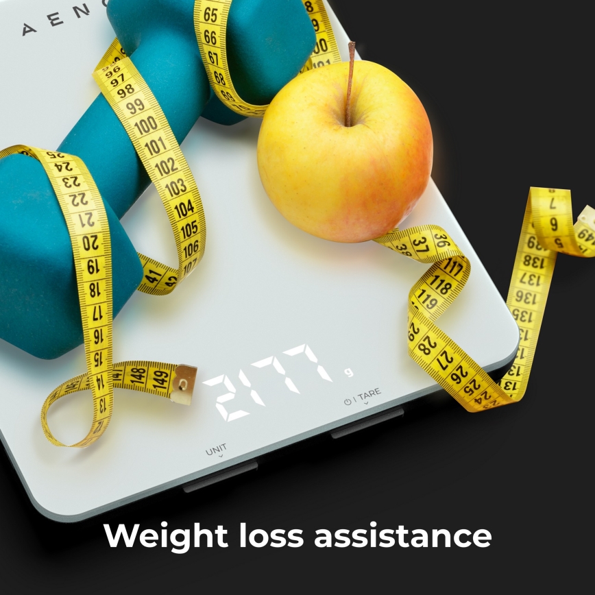 AENO - Balança de cozinha inteligente 3xAAA Bluetooth