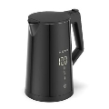 AENO - Chaleira elétrica inteligente 1,7 l com ecrã LED, 2200W/230V, preta