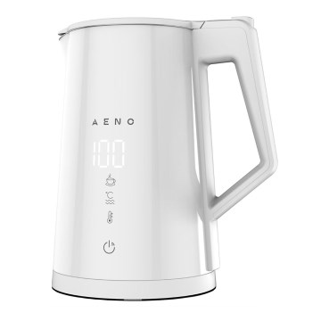 AENO - Chaleira elétrica inteligente com visor LED 1,7 l 2200W/230V branca