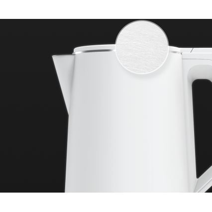 AENO - Chaleira elétrica rápida 1,5 l 2200 W/230 V branca