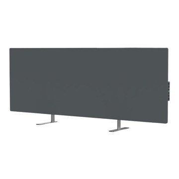 AENO - Painel elétrico de infravermelhos inteligente com LED ecrã 700W temporizador/termóstato IP44 Wi-fi cinzento