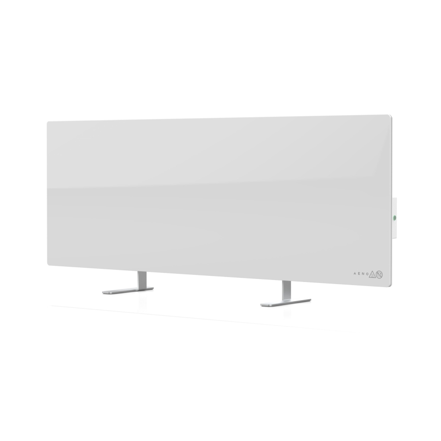 AENO - Painel infravermelho elétrico inteligente 700 W com temporizador/termostato IP44 Wi-Fi branco