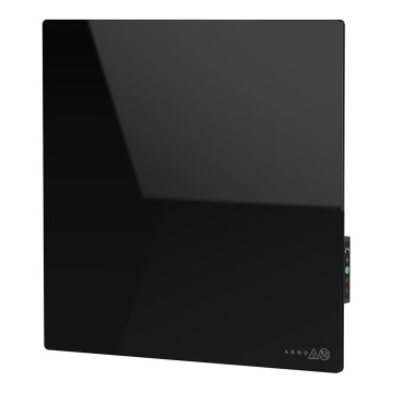 AENO - Painel infravermelho elétrico inteligente 500W temporizador/termostato Wi-Fi preto