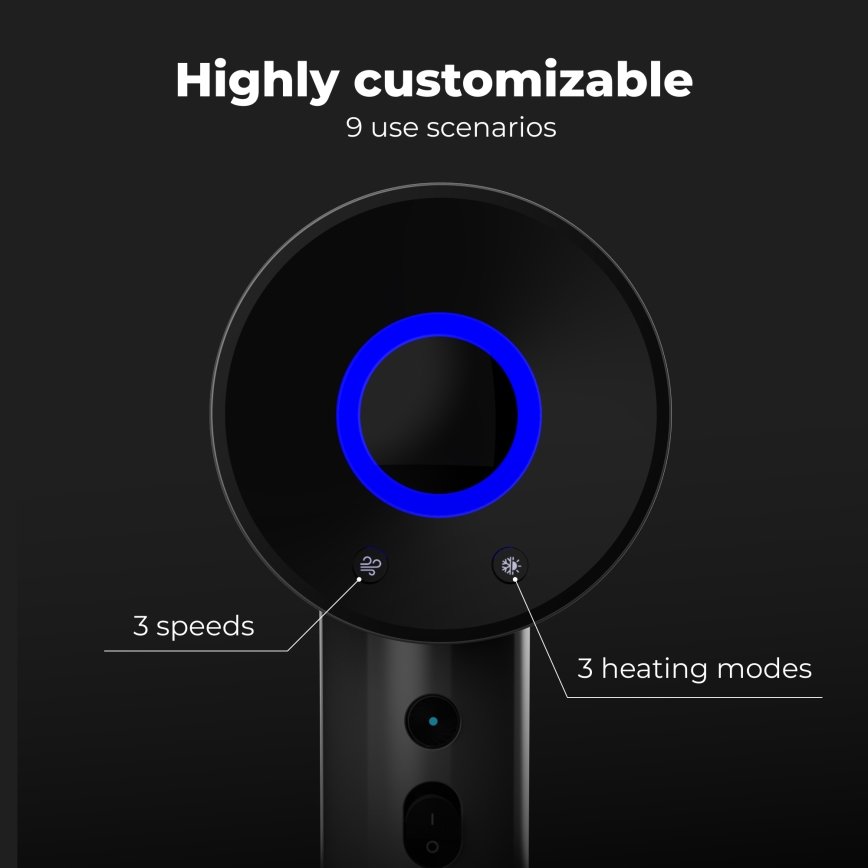 AENO - Secador de cabelo 1500W/230V