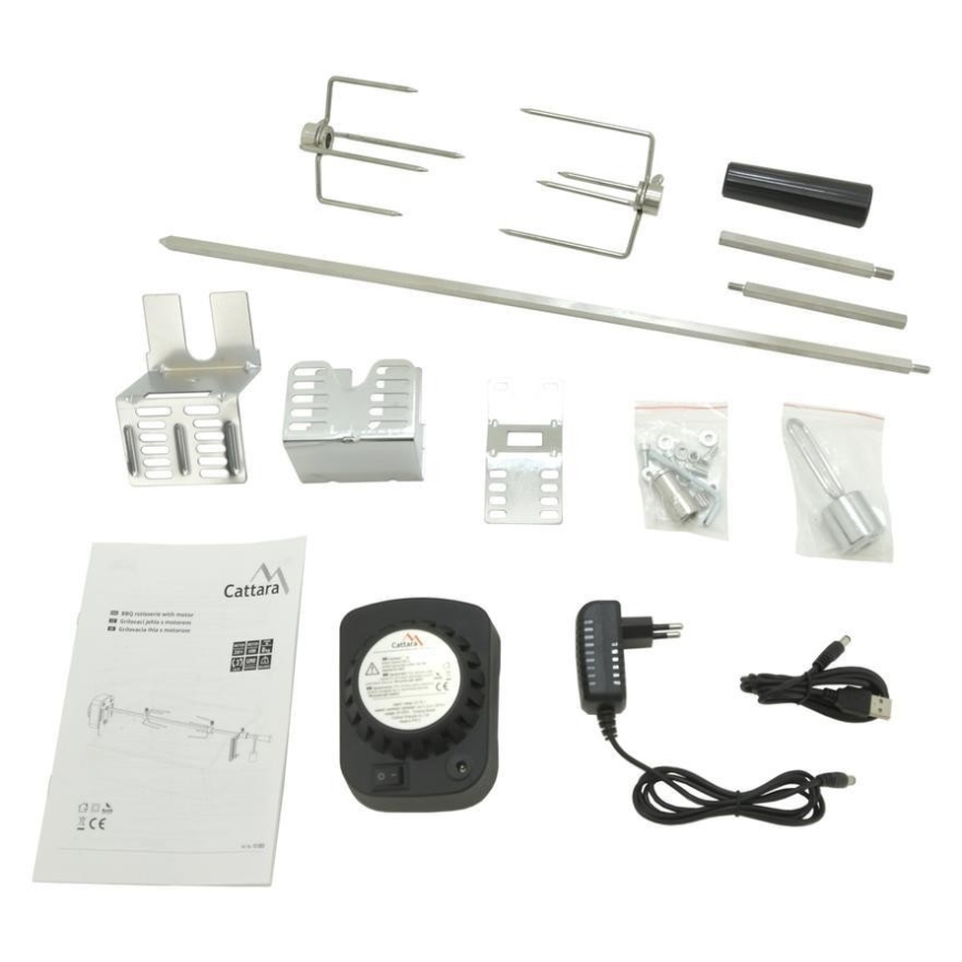 Agulha para barbecue com motor 230V