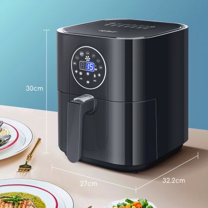 Aigostar - Air Fryer 1500W/230V 3,5l preto