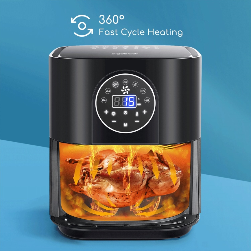 Aigostar - Air Fryer 1500W/230V 3,5l preto