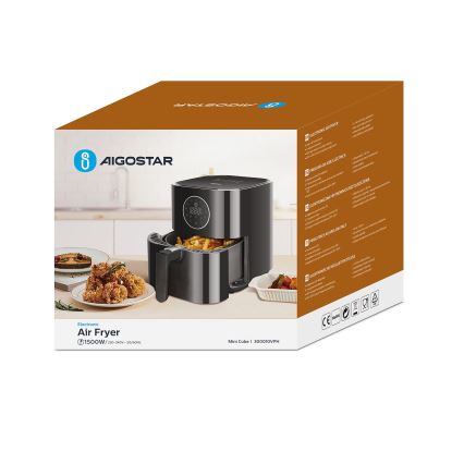 Aigostar - Air Fryer 1500W/230V 3,5l preto
