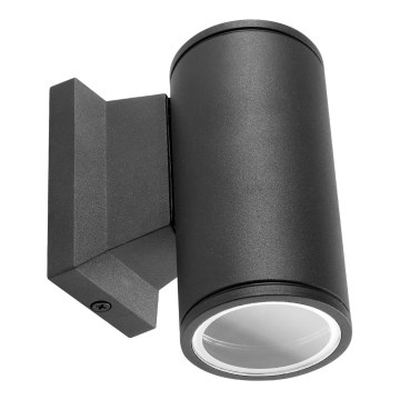 Aigostar - Aplique de parede exterior 1xGU10/230V IP65 preto redondo