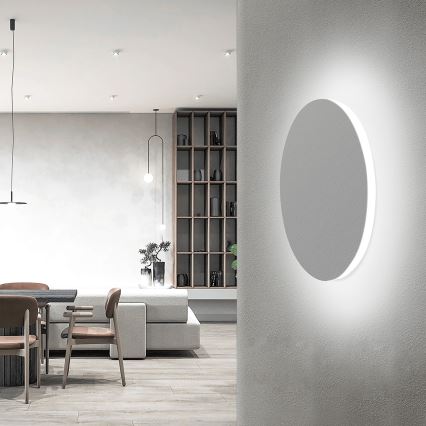 Aigostar - Aplique de parede LED/12W/230V 6500K 25 cm branco
