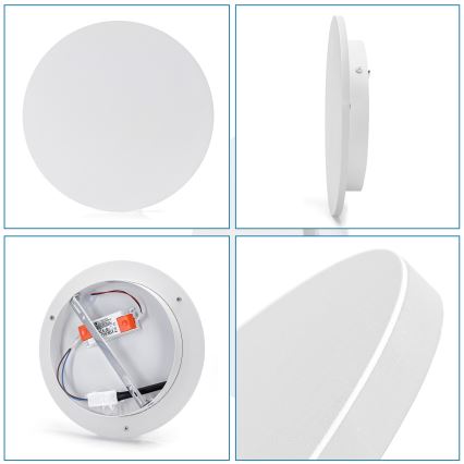 Aigostar - Aplique de parede LED/12W/230V 6500K 25 cm branco