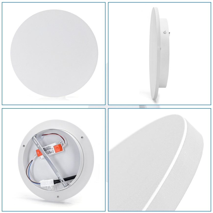Aigostar - Aplique de parede LED/12W/230V 6500K 25 cm branco