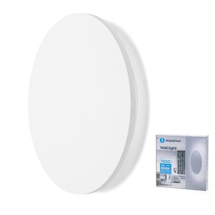Aigostar - Aplique de parede LED/12W/230V 6500K 25 cm branco