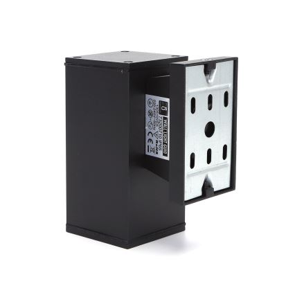 Aigostar - Aplique de parede para exterior 1xGU10/230V IP65 preto quadrado