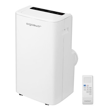 Aigostar - Ar Condicionado Portátil Inteligente 1337W/230V 12000 BTU Wi-Fi  branco + controlo remoto