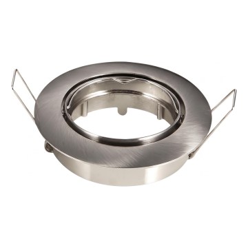 Aigostar - Aro para spot embutido GU10, diâmetro 8,2 cm, cromo fosco