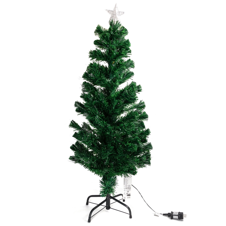 Aigostar - Árvore de Natal LED para exterior 205 LEDs / 8 funções / 180 cm / IP44 / branco quente