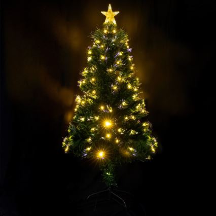 Aigostar - Árvore de Natal LED para exterior, LED/6W/230V, 180 cm, IP44, branco quente