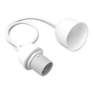 Aigostar - Cabo de alimentação 1xE27/60W/250V branco