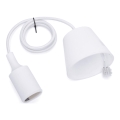 Aigostar - Cabo de alimentação 1xE27/60W/250V branco