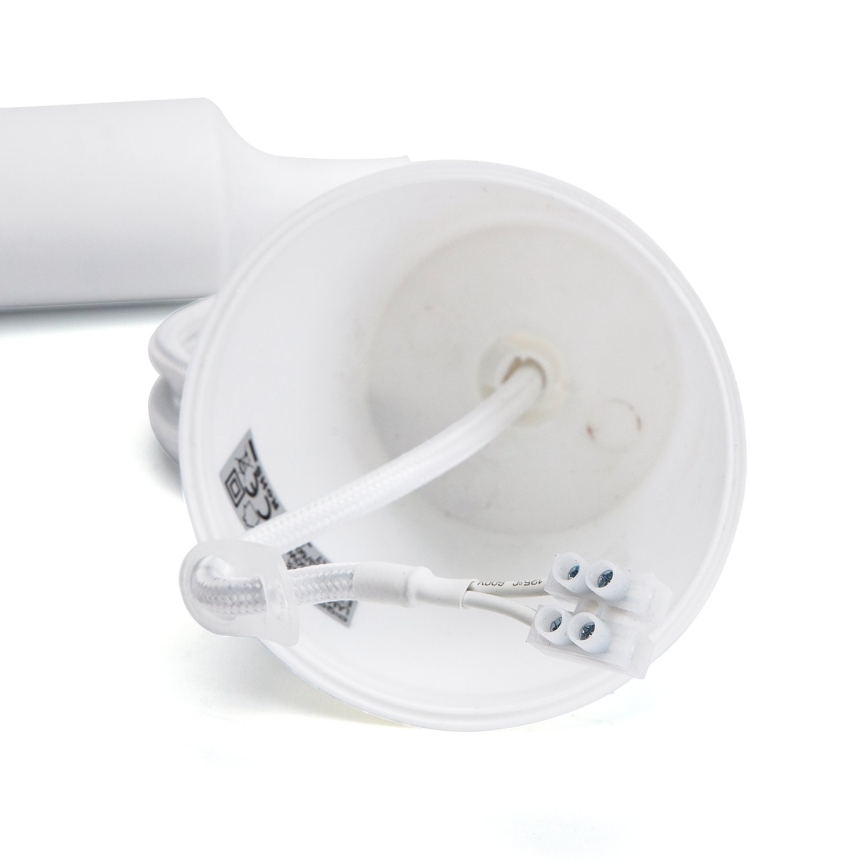 Aigostar - Cabo de alimentação 1xE27/60W/250V branco