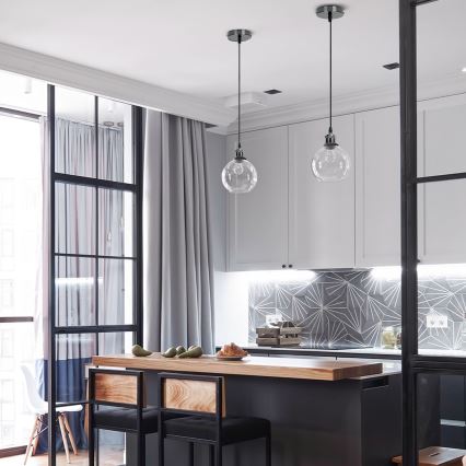 Aigostar - Cabo de carregamento 1xE27/60W/230V antracite