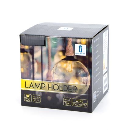 Aigostar - Cabo de carregamento 1xE27/60W/230V