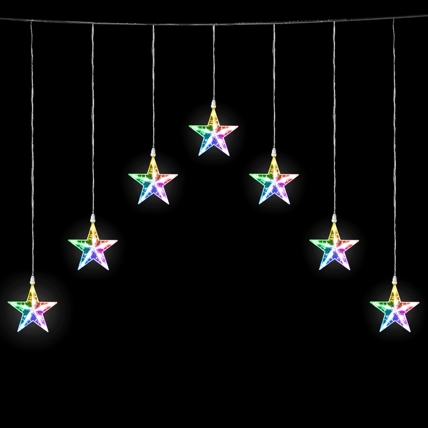 Aigostar - Cadeia luminosa LED para exterior de Natal 70 LEDs / 8 funções 4,2 x 1 m IP44 multicolorido