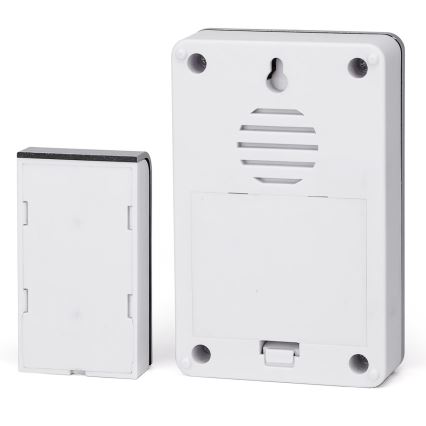 Aigostar - Campainha sem fios 3xAA/12V IP44 prateado