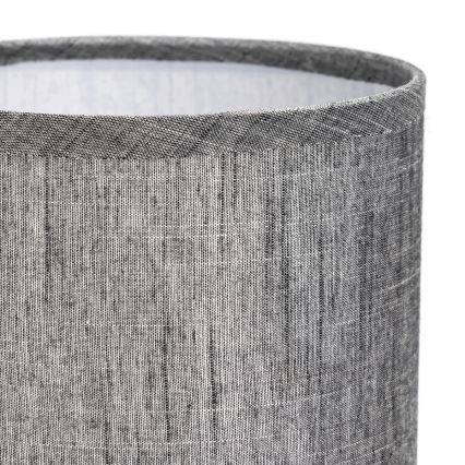 Aigostar - Candeeiro de mesa 1xE14/40W/230V cinzento