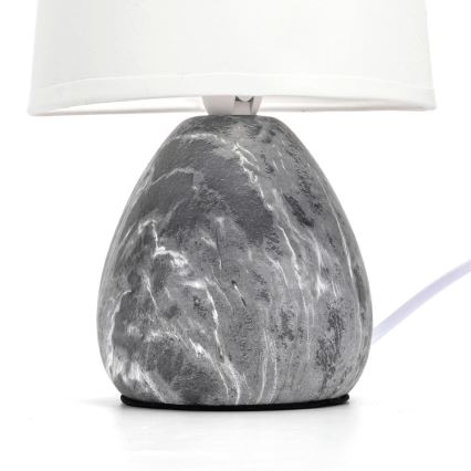 Aigostar - Candeeiro de mesa 1xE14/40W/230V cinzento