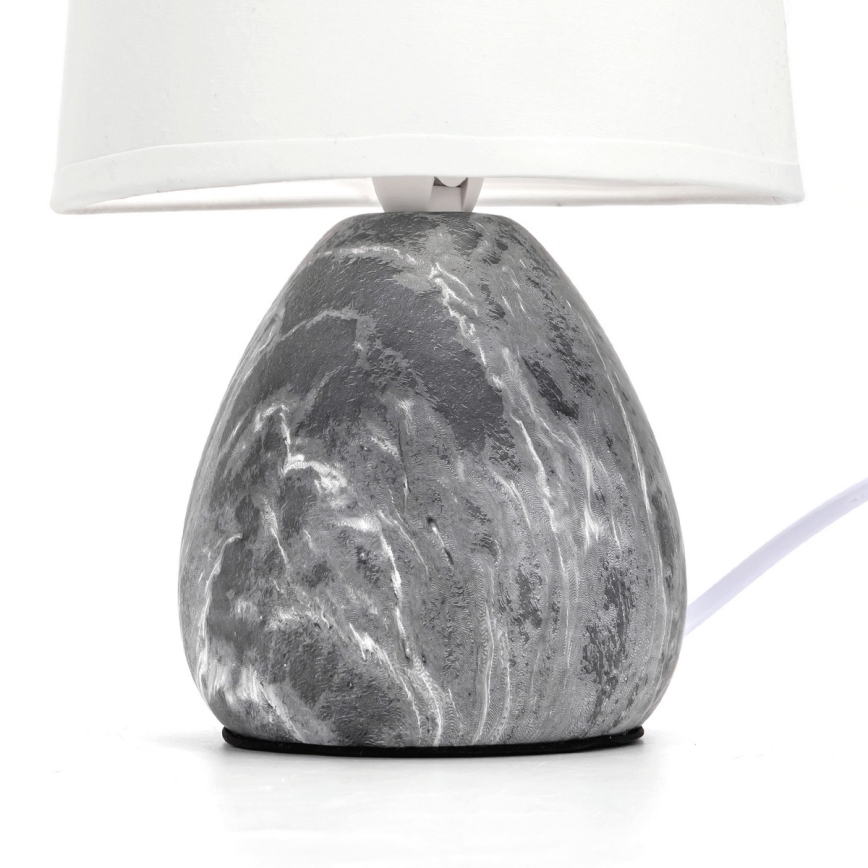 Aigostar - Candeeiro de mesa 1xE14/40W/230V cinzento