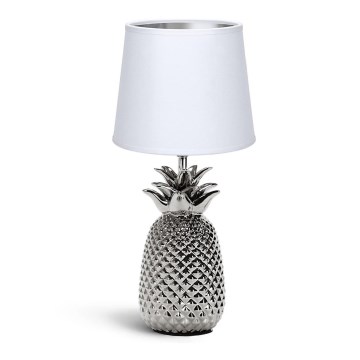 Aigostar - Candeeiro de mesa 1xE14/40W/230V cromado brilhante