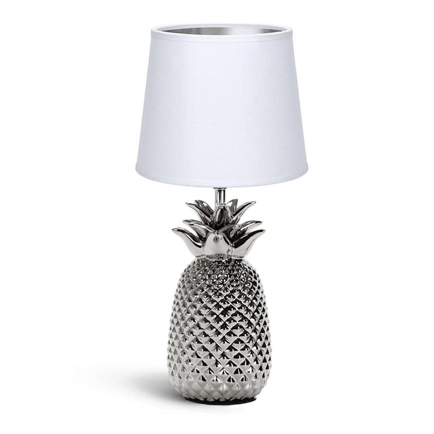 Aigostar - Candeeiro de mesa 1xE14/40W/230V cromado brilhante