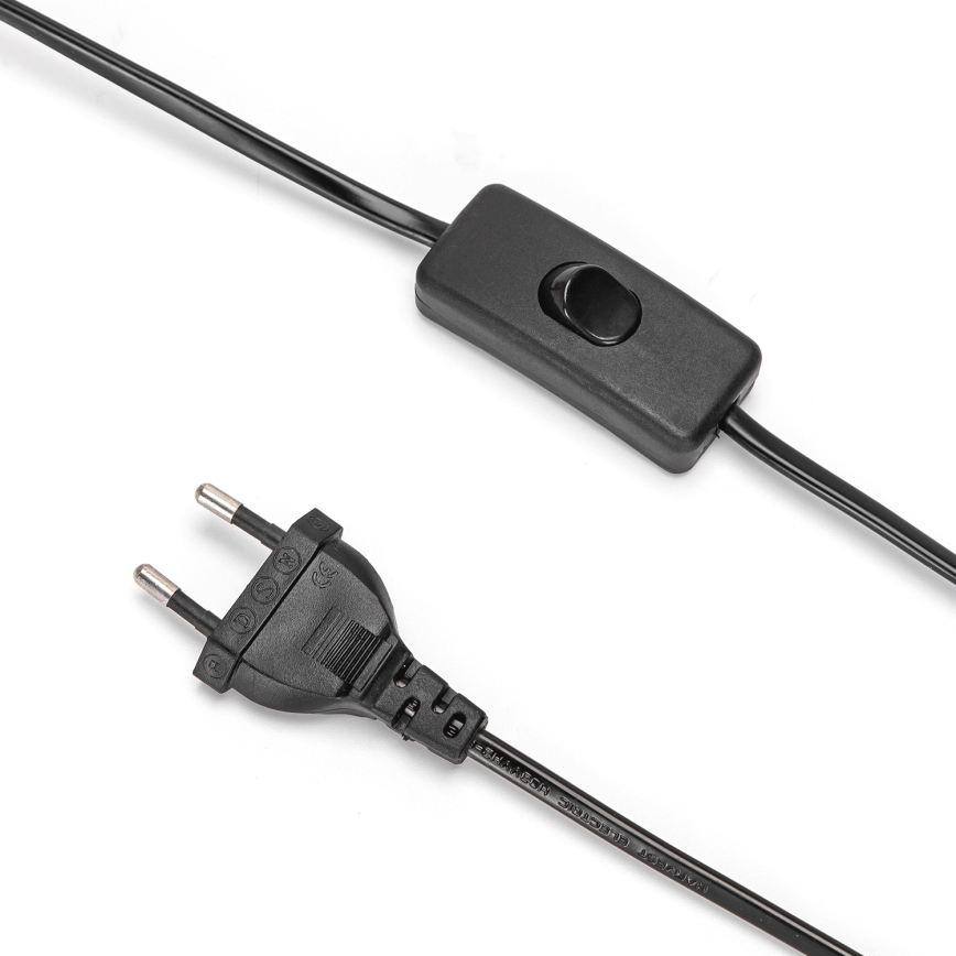 Aigostar - Candeeiro de mesa 1xE14/40W/230V cromado brilhante