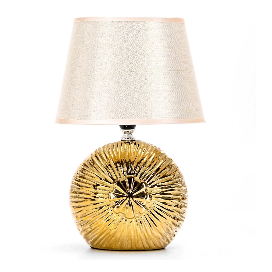 Aigostar - Candeeiro de mesa 1xE14/40W/230V dourada