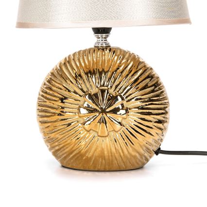 Aigostar - Candeeiro de mesa 1xE14/40W/230V dourada