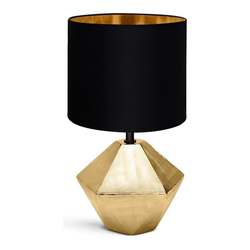 Aigostar - Candeeiro de mesa 1xE14/40W/230V dourado/preto