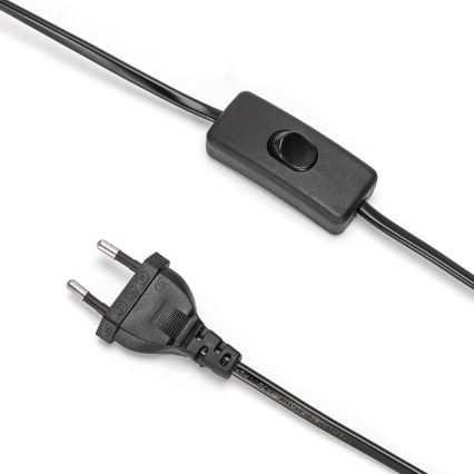 Aigostar - Candeeiro de mesa 1xE14/40W/230V preto