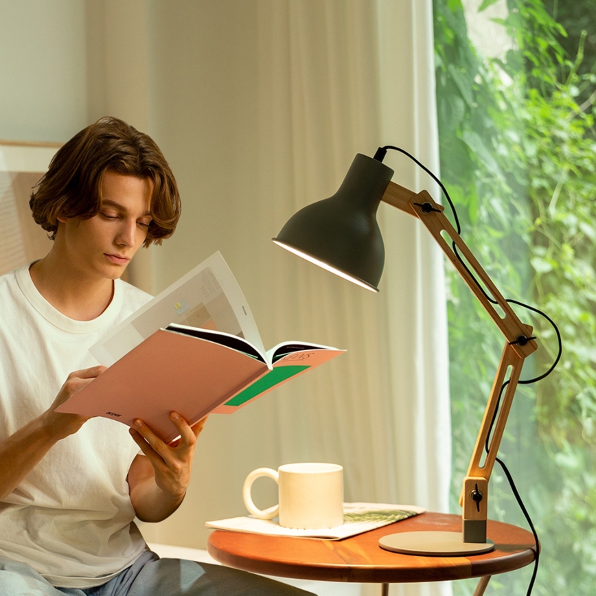 Aigostar - Candeeiro de mesa 1xE27/40W/230V