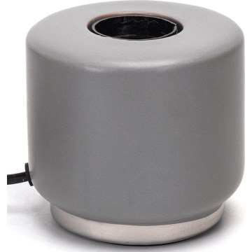 Aigostar - Candeeiro de mesa 1xE27/60W/230V cinzento