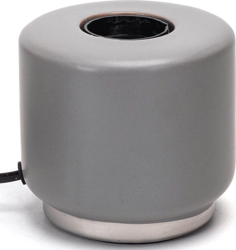 Aigostar - Candeeiro de mesa 1xE27/60W/230V cinzento