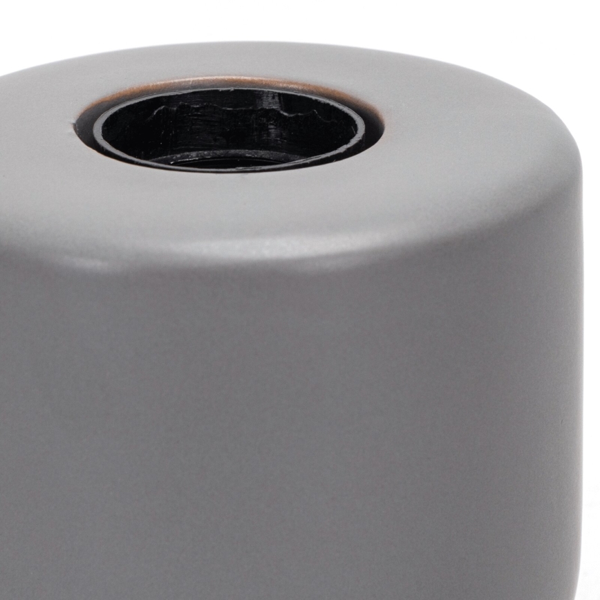 Aigostar - Candeeiro de mesa 1xE27/60W/230V cinzento