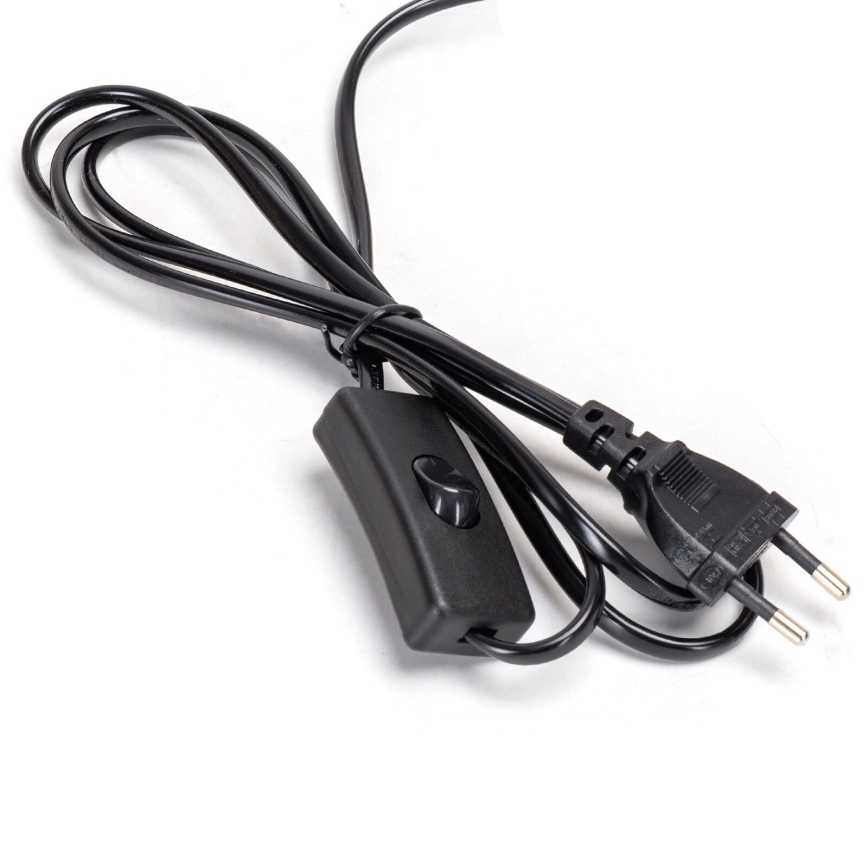 Aigostar - Candeeiro de mesa 1xE27/60W/230V preto